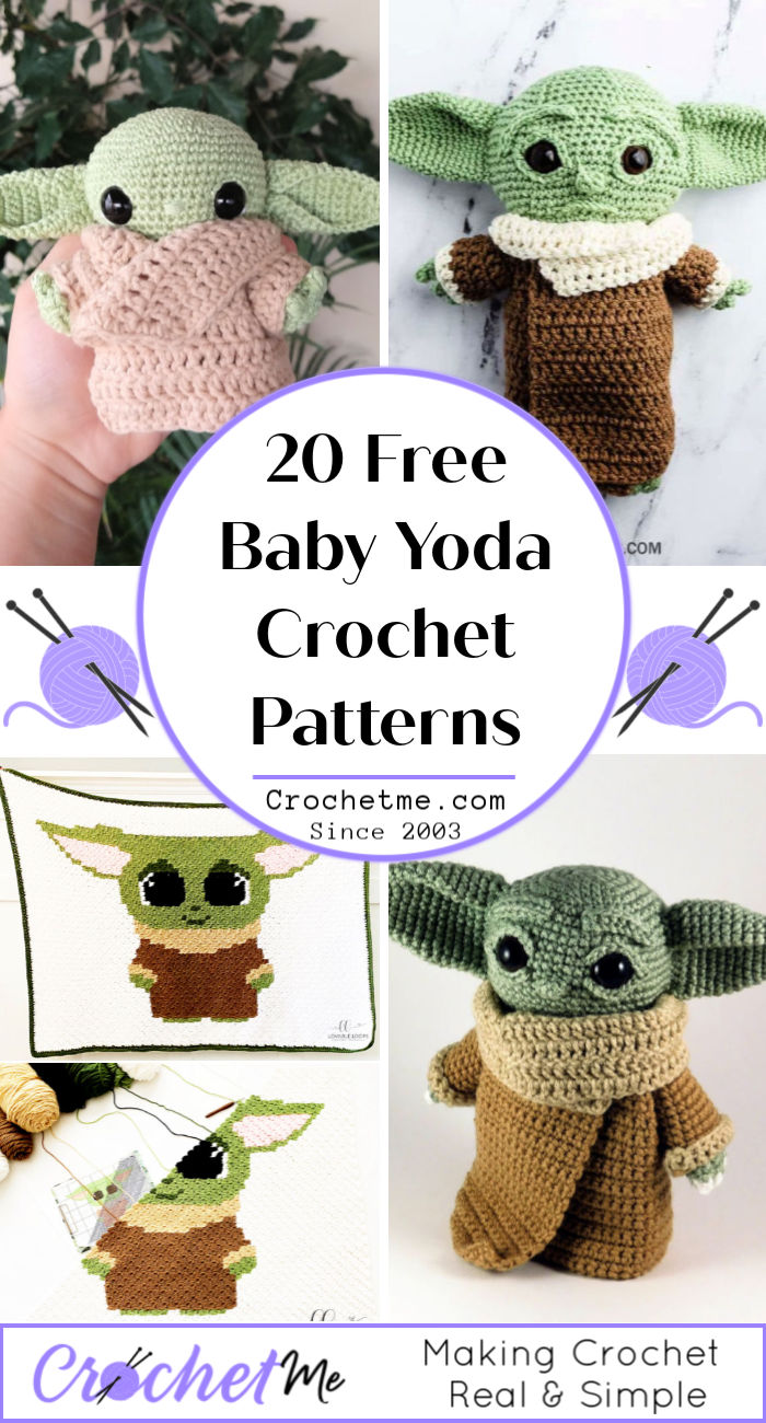 20 Unique Baby Yoda Crochet Pattern Free - Crochet Me