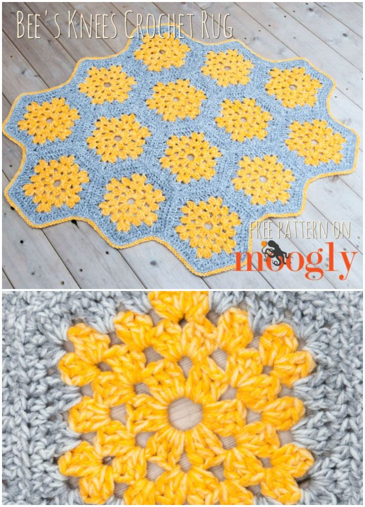 20 Free Crochet Rug Patterns With Bulky Yarn Crochet Me