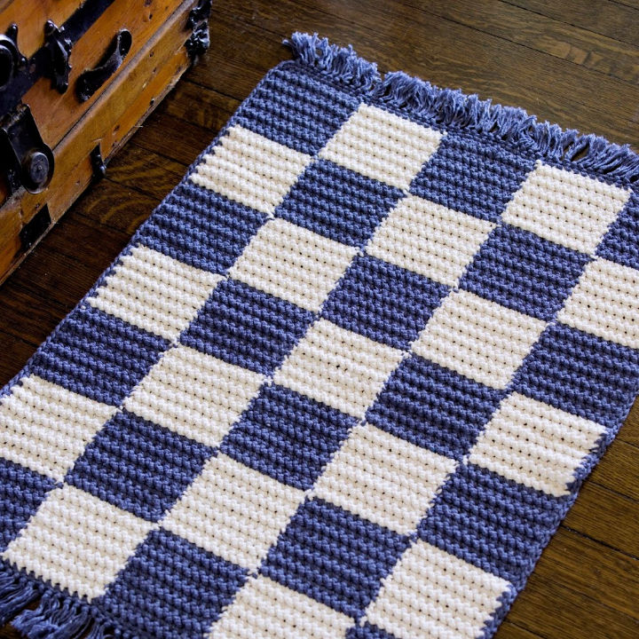 8 Free Crochet Rectangle Rug Pattern Crochet Me