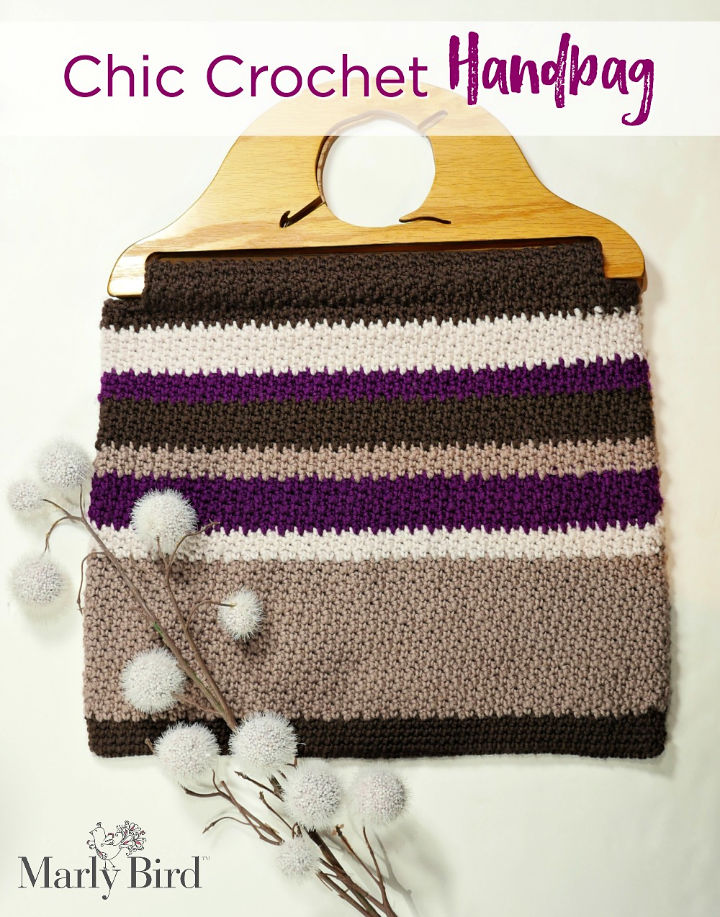 20 Free Crochet Handbag Patterns | Crochet Shoulder Bag Pattern