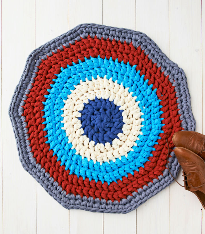 30 Free Crochet Rug Patterns for Beginners Crochet Me