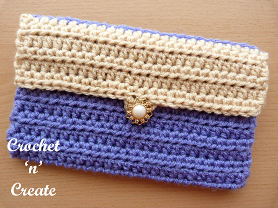 15 Free Crochet Clutch Patterns Crochet Clutch Bag Pattern