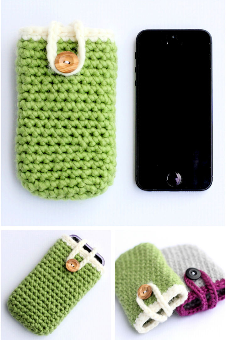 25 Free Crochet Phone Case Patterns | Crochet iPhone Cases