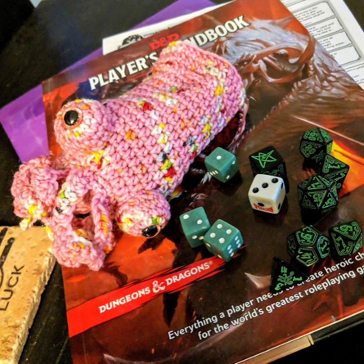 12 Free Crochet Dice Bag Patterns Dragon Egg Dice Bag Pattern