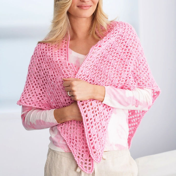 Easy Prayer Shawl Crochet Pattern