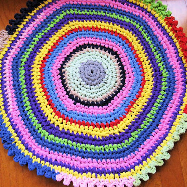 How to Crochet a Circle Rug Crochet Circle Rug Patterns