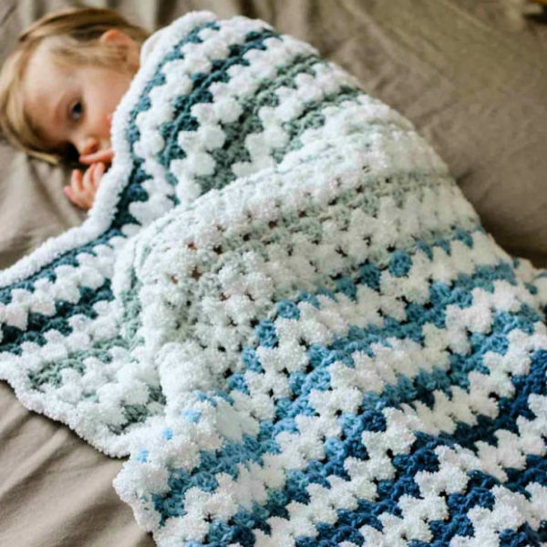 20 Easy Double Crochet Baby Blanket Patterns Free - Crochet Me