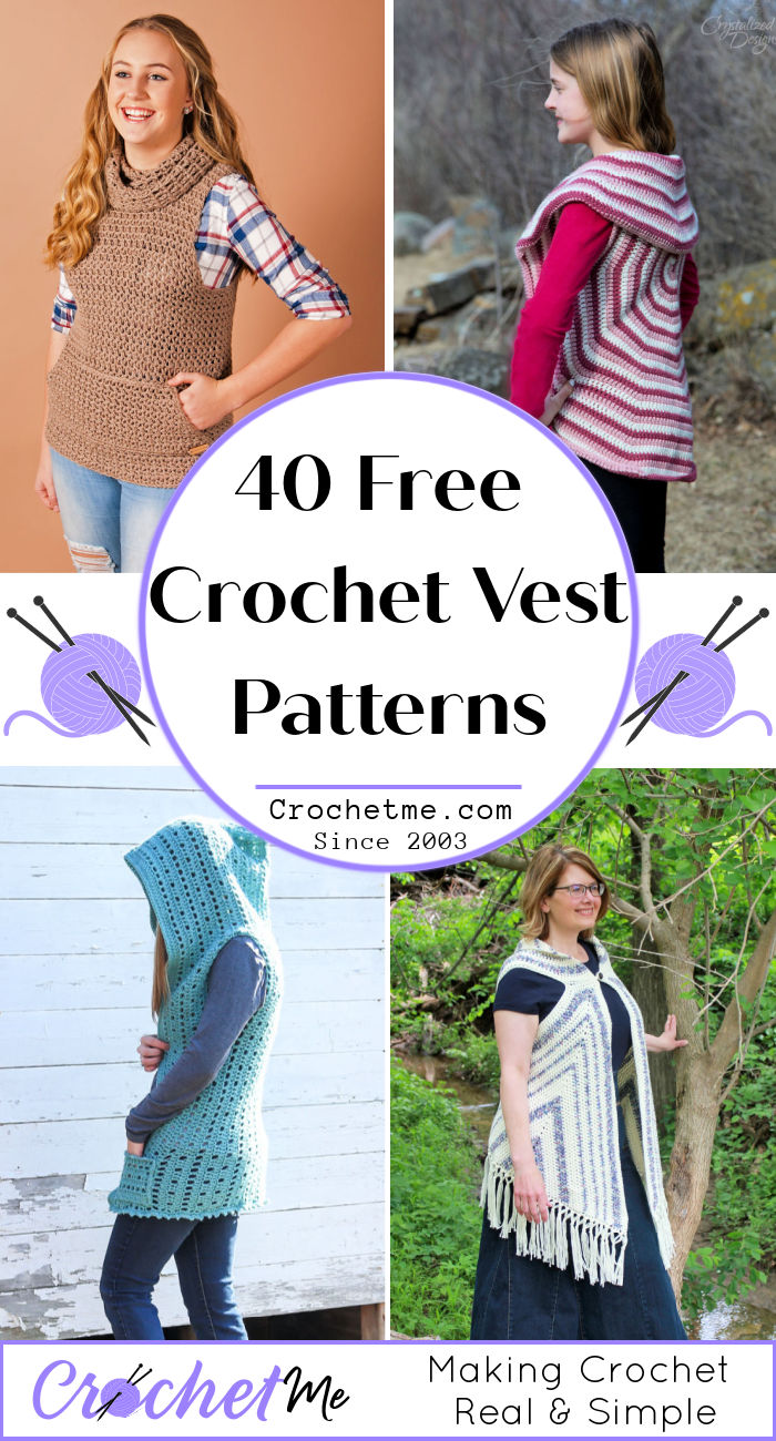 Easy Crochet Vest Patterns Free Printable Chart Pdf Free Crochet | Hot ...
